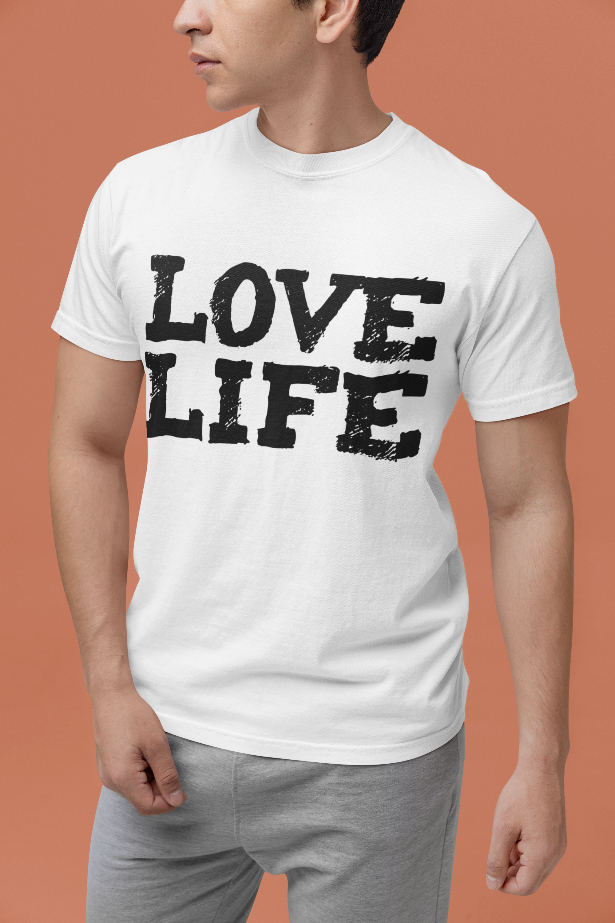 Love Life T-shirt - Black — Save One